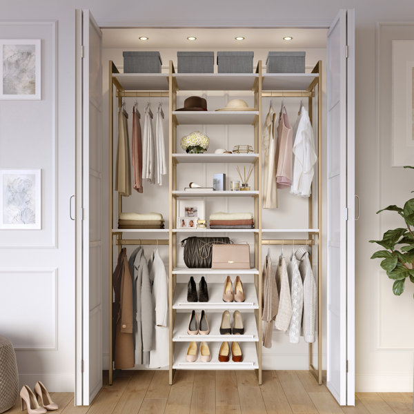 Martha Stewart California Closets® The Everyday System™ 56" W 14" D Closet System WalkIn Set